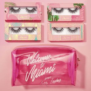 New Lilly Lashes Welcome to Miami Bundle 4-pk